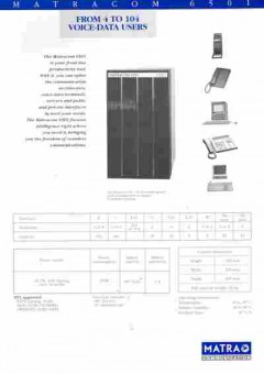 Буклет Matracom 6501, 55-213, Баград.рф